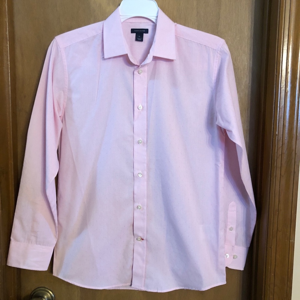 Boys Size 14 Tommy Hilfiger Button front shirt NWOT